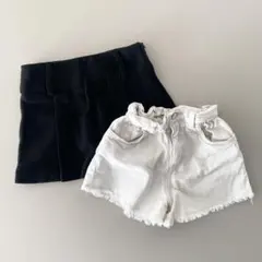 【122.128】 ザラキッズ ボトムスセット ショートパンツ