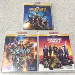 ガーディアンズ・オブ・ギャラクシー:VOLUME 1〜3 ケース＆Blu-ray