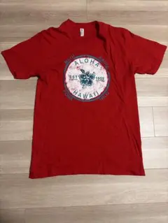 アメリカンアパレル Tシャツ　赤　レッドのサムネイル