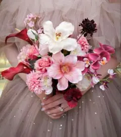 ブライダルブーケとブートニア