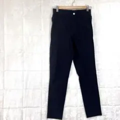 グンゼ 【L】黒 カジュアルパンツ ストレッチパンツ　シンプル　無地　ブラックのサムネイル