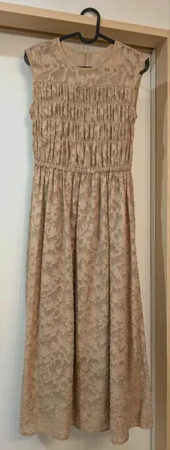 URBAN RESEARCH ウエストマークシャーリングノースリーブワンピース