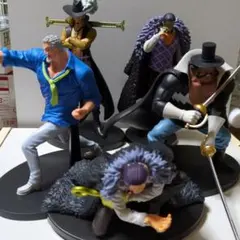 ワンピース　ミホーク　クロコダイル　ガープ　ビスタ　フィギュア　セット