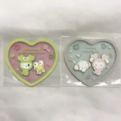 TWICE クリアラバーコースター　2点セット