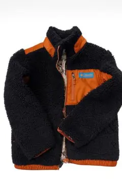 ＸＳ　キッズ　Columbia リバーシブル　黒・オレンジ【値下交渉あり】