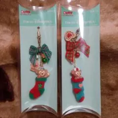 値下げしました☆ディズニー☆ダッフィー☆シェリーメイ☆クリスマス☆ストラップ☆