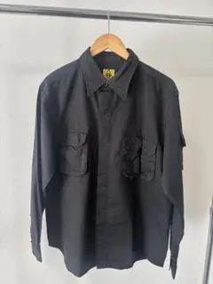 【古着】オーバーサイズ アメカジ モノトーン 長袖シャツ