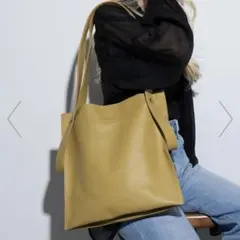 BEAURE カウレザートートバッグ A4 2way ショルダー