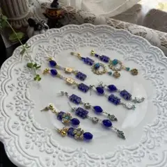 蒼のミルフィオリピアス　まとめ売り