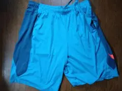 【訳あり/希少2XL】ナイキ NIKE バスケットパンツ ハーフパンツ ブルーのサムネイル