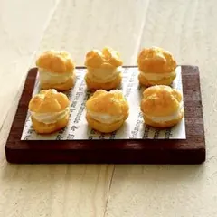263 ミニチュアシュークリーム6個 ミニチュアスイーツ