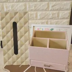 Francfrancペンスタンド＆ダイヤ柄ティッシュBox
