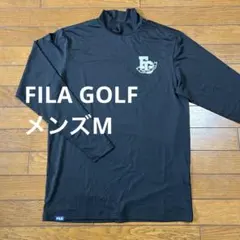 FILA GOLF ハイネックインナーシャツ ブラック メンズMサイズ