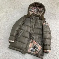17148✨バーバリーロンドン 4WAY ダウンジャケット ノバチェック 150