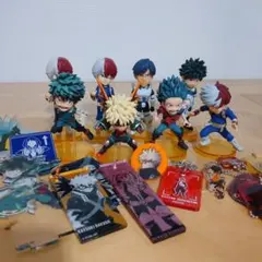 ヒロアカ ワーコレ 緑谷出久・飯田天哉・轟焦凍・爆豪勝己＆アクキーセット