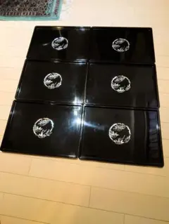6枚セット】韓国 螺鈿細工 お盆 お膳（伝統工芸品 / 漆器）バラ売り可