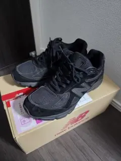 ニューバランス M990BB4 V4 オールブラック 27.5cm