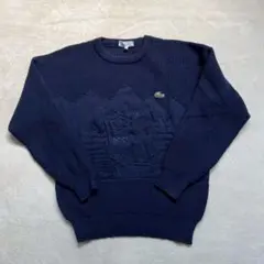 【入手困難】CHEMISE LACOSTE ラコステ ジャガードセーター M相当のサムネイル