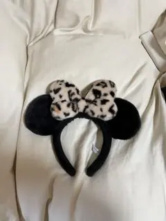 ディズニー ミニー カチューシャ ヒョウ柄
