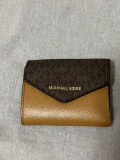 MICHAEL KORS 三つ折り財布 ブラウン/ベージュ