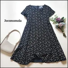 ホコモモラ デ シビラ●総刺繍♪クラシックな花柄エレガントフレアワンピース/42