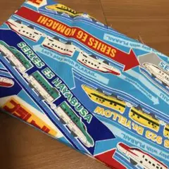 プラレール　新幹線　綿生地　50×110