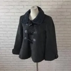 ★2.10 h949 アクシーズファム ショート丈ダッフルコート M