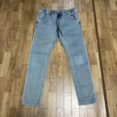 WEGO DISPARK ライトブルースリムフィットデニムパンツ