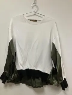 異素材 スウェット