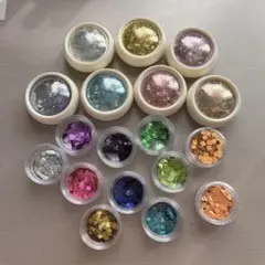 ネイルアート用ラメ・ホログラムセット