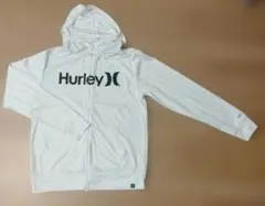Hurley ラッシュガード ジップアップパーカー ホワイト