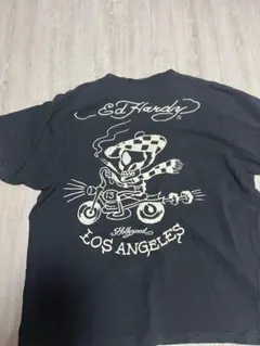 Ed Hardy スカル バイク Tシャツ ブラックのサムネイル
