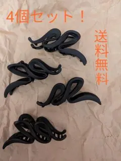 【新品、超お得4個セットまとめ売り】髪留め バンスクリップ　ヘアクリップ 韓国風