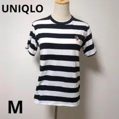 【ユニクロ×ディズニー】ミッキーマウス　ワンポイントボーダーTシャツ 29