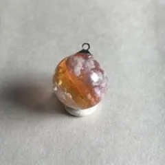 オレンジ紫グラデーションペンダント　夕暮れ