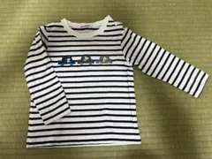 ストライプ柄長袖カットソー