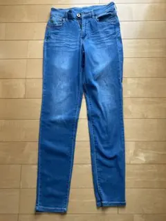 レディース デニムパンツ ブルーのサムネイル