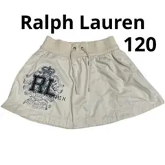 RALPH LAUREN ラルフローレン 120cm ロゴ刺繍 フレアスカート