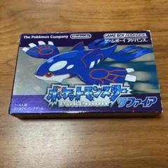 ポケットモンスター サファイア ゲームボーイアドバンス　箱　説明書有　動作確認済