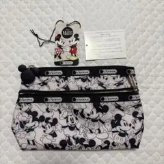 レスポートサック ミッキーミニーレトロポーチ