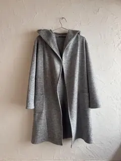 INGNI フード付き　グレー　ロングコート