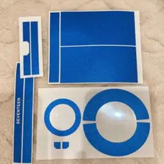 SEVENTEEN CARAT棒 デコ デコレーションシート 青