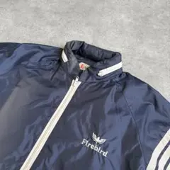 adidas Firebird ナイロン トラックジャケット ネイビー
