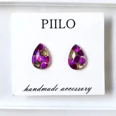 こなたん(プロフ確認お願いします。)様 リクエスト 樹脂ピアス2点 まとめ商品