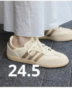 IENA adidas サンバOG メッシュ ナチュラル ベージュ 24.5のサムネイル