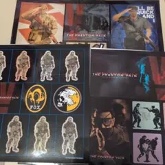 メタルギアソリッドV オリジナルステッカー happyくじ ３枚セット スネーク