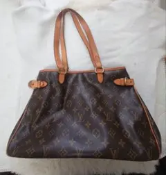 中古 ルイヴィトン バティニョール・オリゾンタル モノグラム トートバッグ