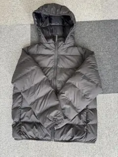 UNIQLO キッズ ダウンコート 150cm ダークグレー
