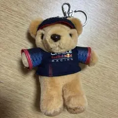 F1 レッドブルレーシング クマのマスコット キーホルダー付き