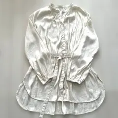 【美品】GLOBALWORK アイボリー パフスリーブシャツ